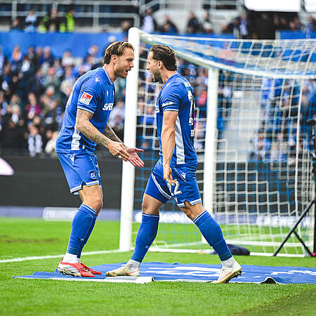 Kobald und Franke feiern Tor