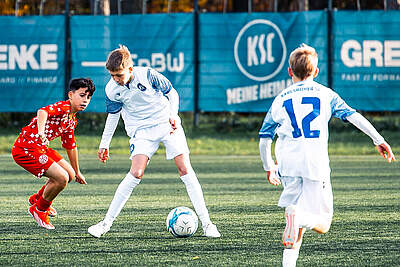 Spieler der U13 im Einsatz.