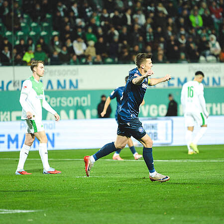 Marvin Wanitzek beim Torjubel.