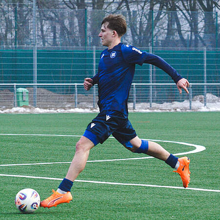 Marlo Thürer im Spiel der U19.