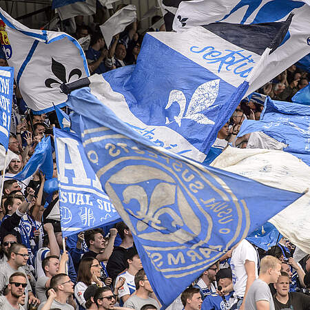 Fahnenmeer SV Darmstadt 98