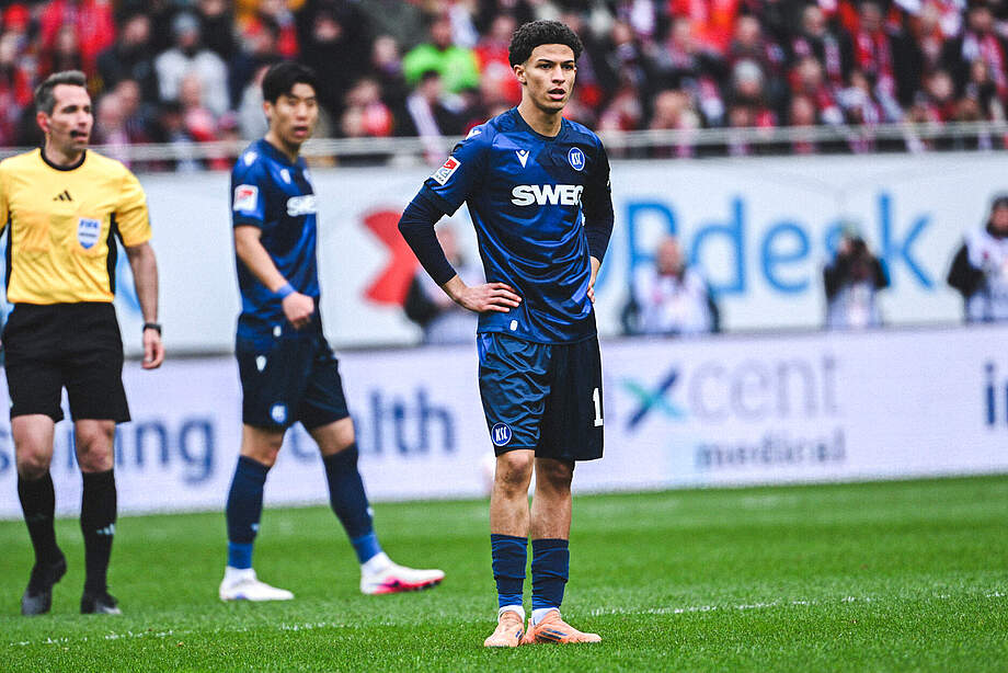 Louey Ben Farhat nach Abpfiff