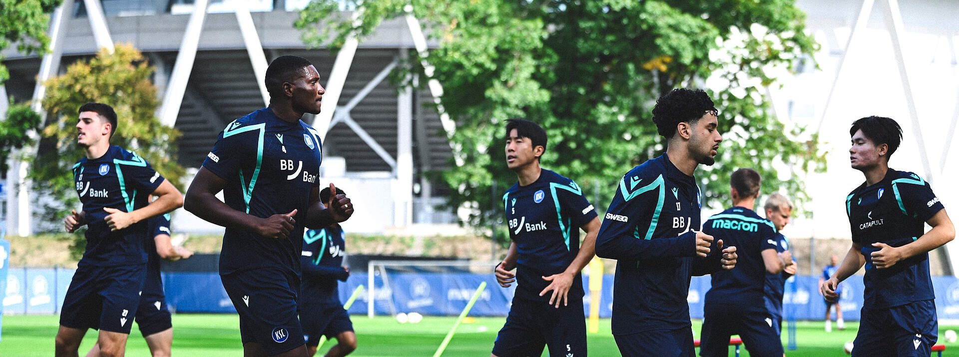 Mannschaft im Training