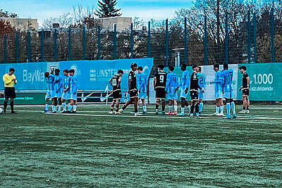 KSC U17 beim Spiel gegen den TSV 1860 München