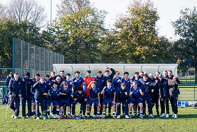 Die U17 feiert ihre Staffelmeisterschaft