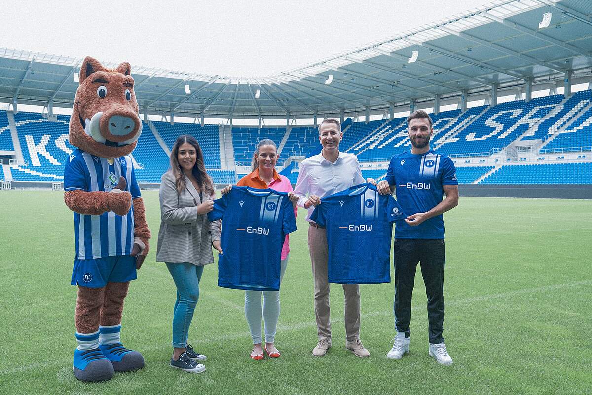 KSC-Fußballschule Freut Sich 2023/24 über Das Engagement Von EnBW Und ...