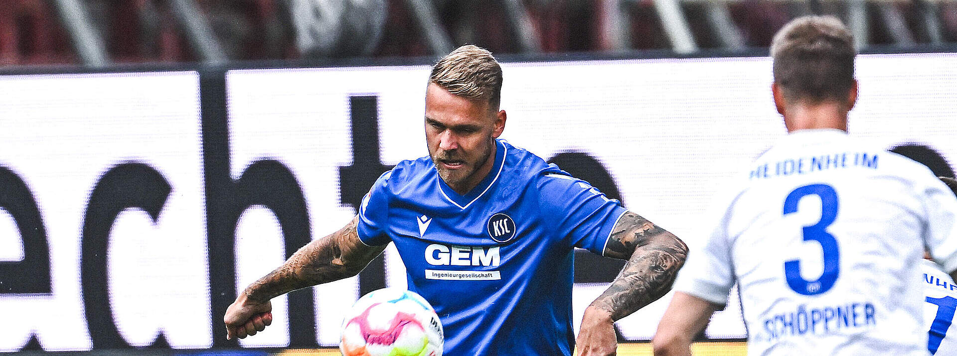 Franke im Spiel gegen Heidenheim