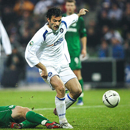 Edmond Kapllani, DFB-Pokal KSC