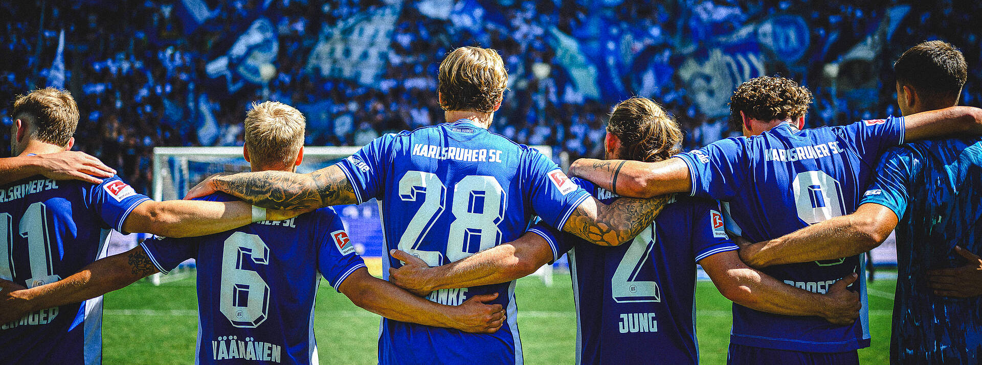 KSC-Team bei den Fans