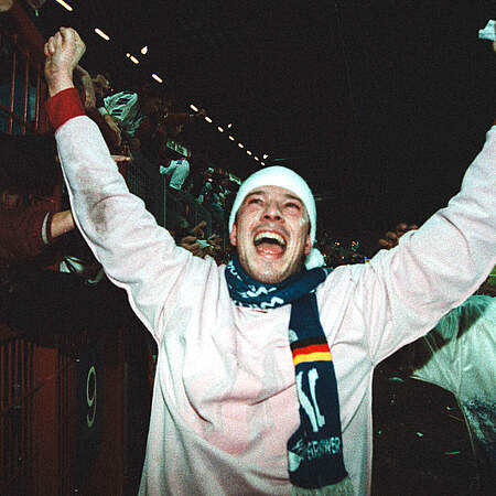 Rainer Schütterle jubelt