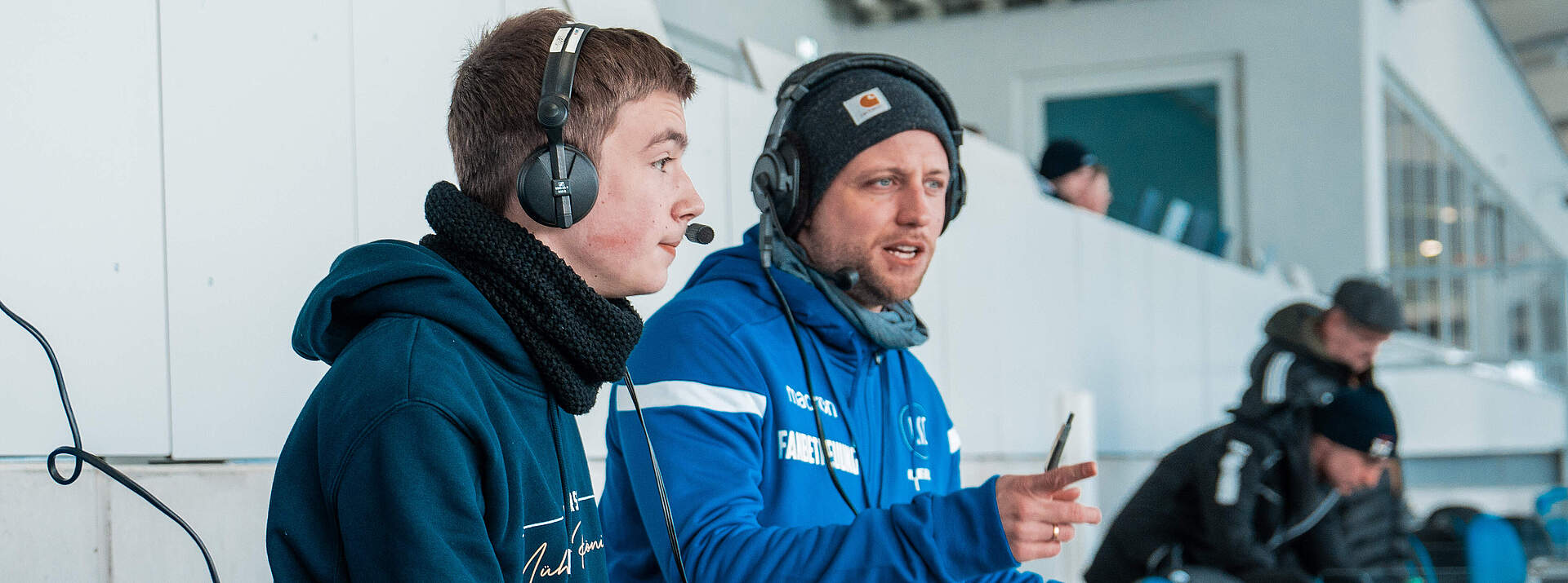 KSC-Fanradio bei der Arbeit