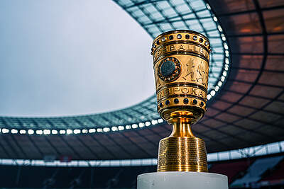 Die Trophäe des DFB-Pokal.